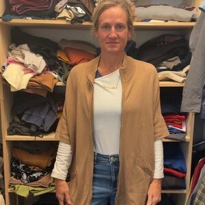 White House Black Market Tan Cardigan